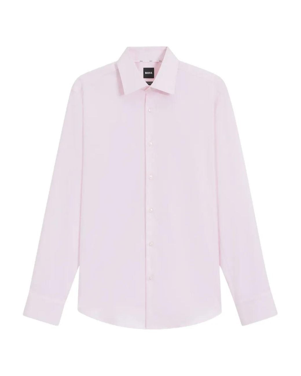 Boss Pink Button-Up Shirt for men