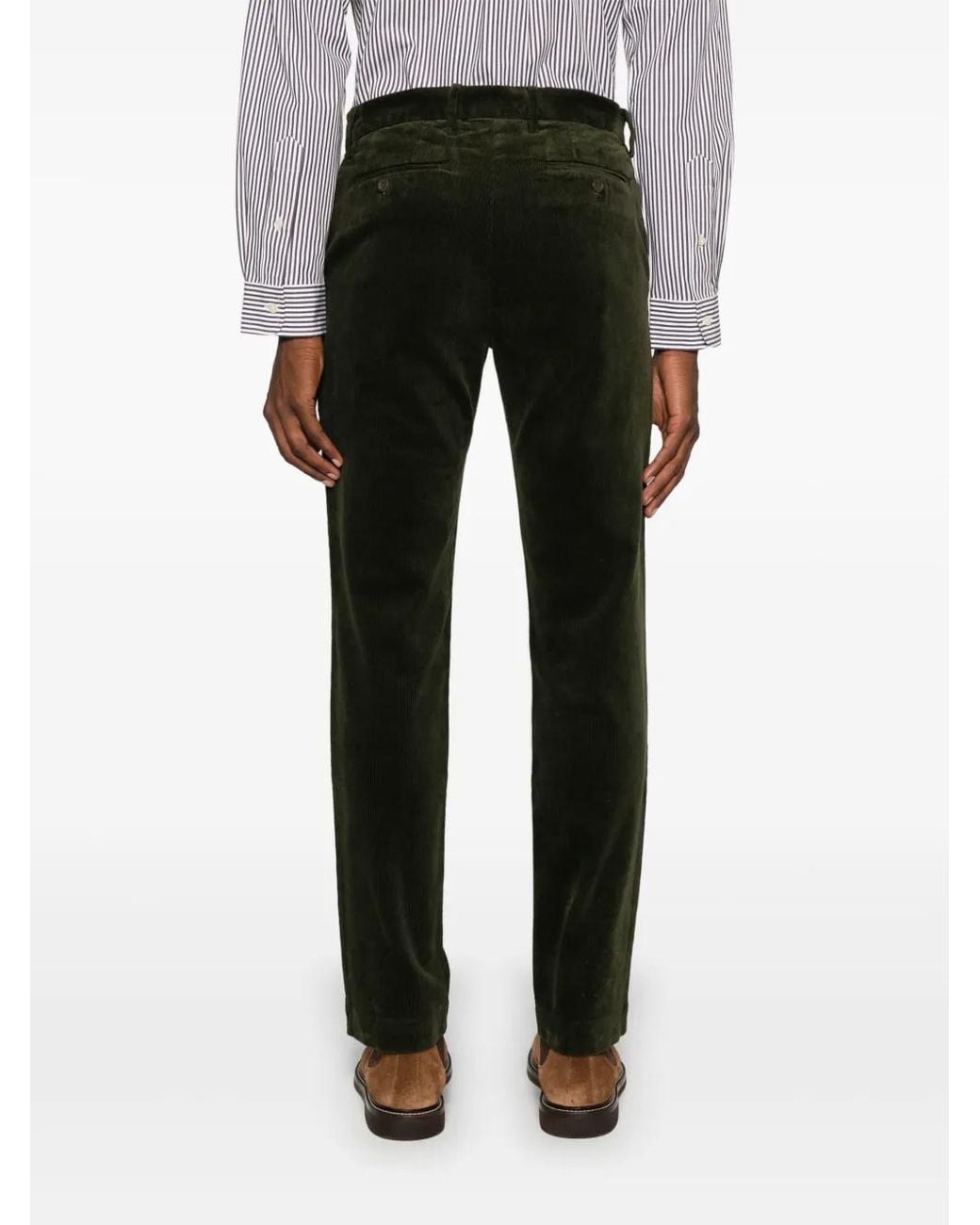 Polo Ralph Lauren Black Corduroy Trousers for men