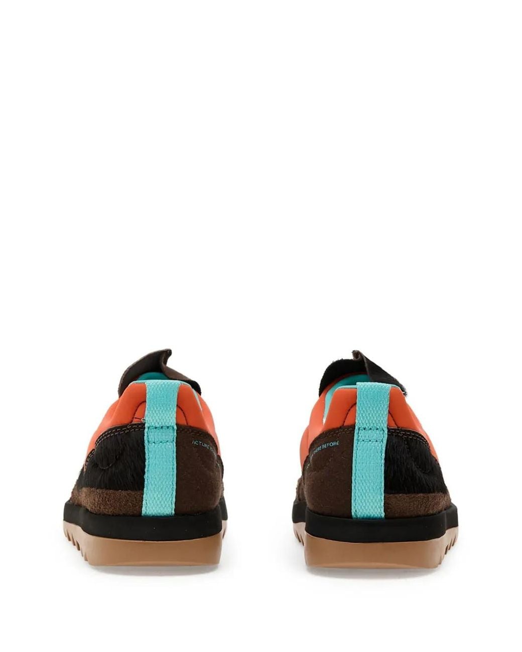 Reebok Brown Leather Sneakers for men