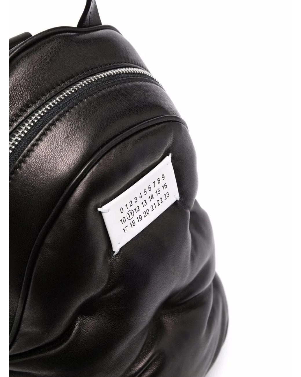 Maison Margiela Black Gesteppter Glam Slam Rucksack