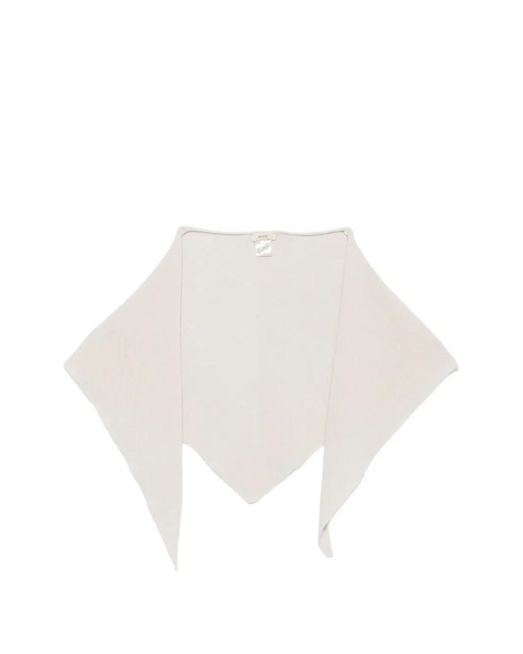 Alysi White Knit Scarf