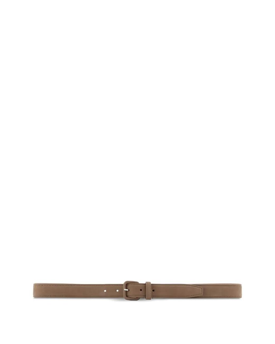 Giorgio Armani White Suede Buckle Belt for men