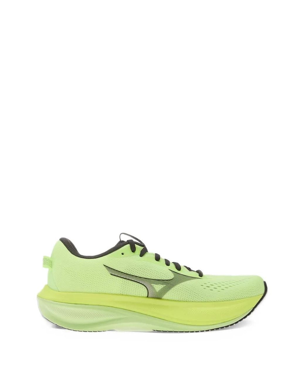 Mesh Rider Logo Mizuno Wave Rider 30 Sneakers in Green | Lyst