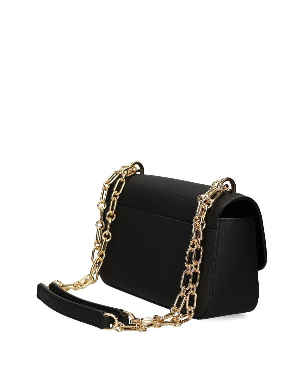 Bandolera Tribeca pequeña con cadena Michael Kors de color Black