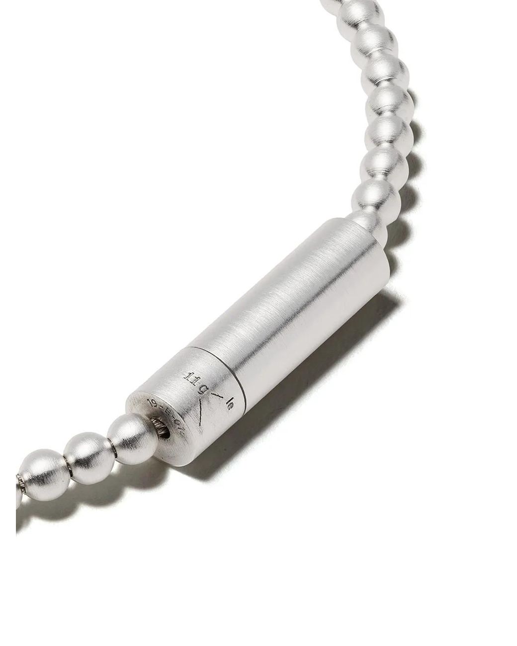 Le Gramme White Le 11 Grammes Beads Bracelet