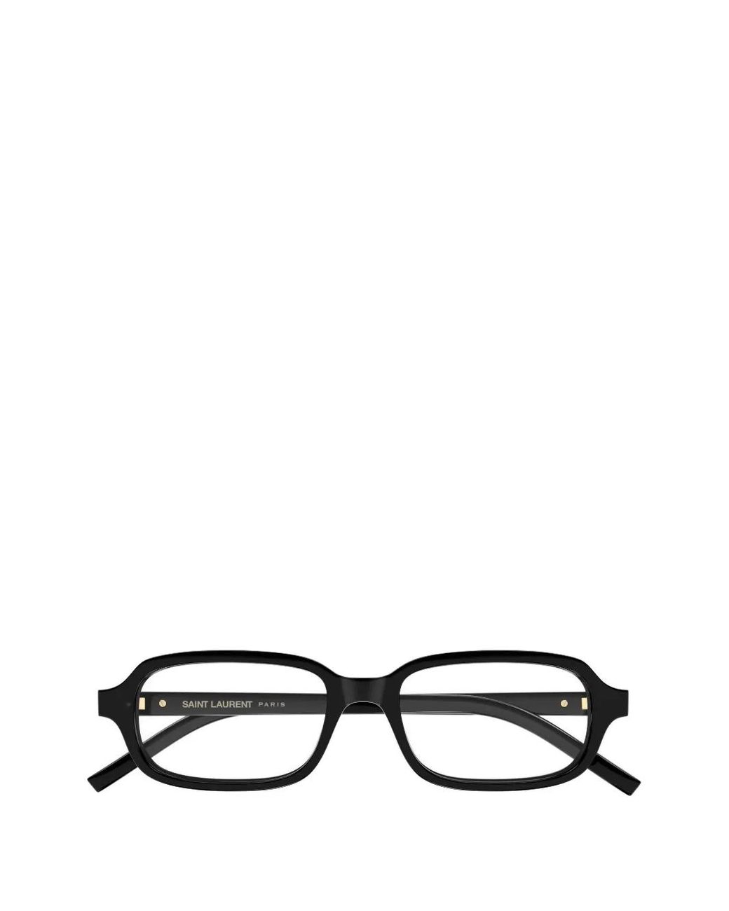 Saint Laurent Brille Mit Eckigem Gestell in Black für Herren