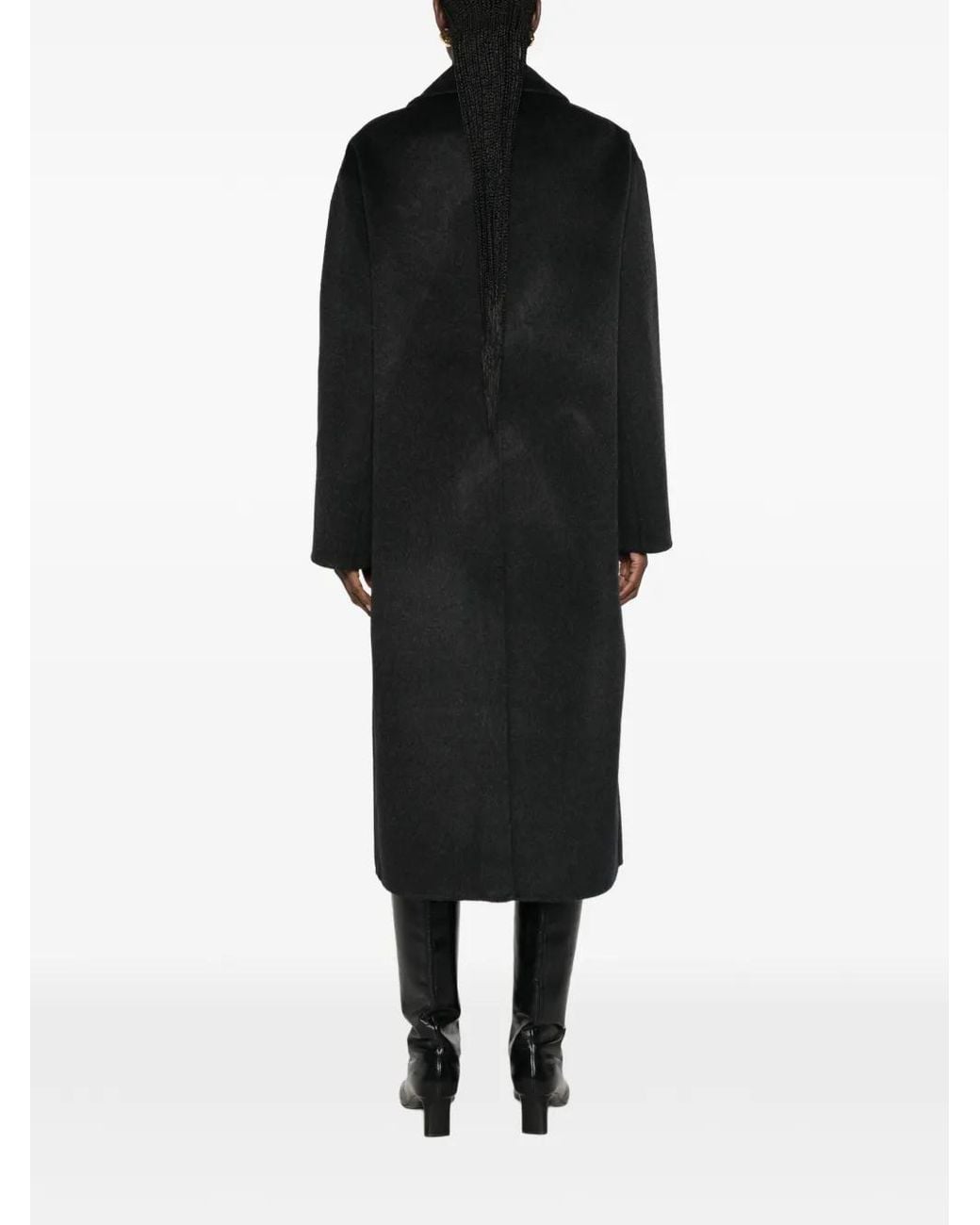 The Dynamis Studio Black Double-Breasted Coat
