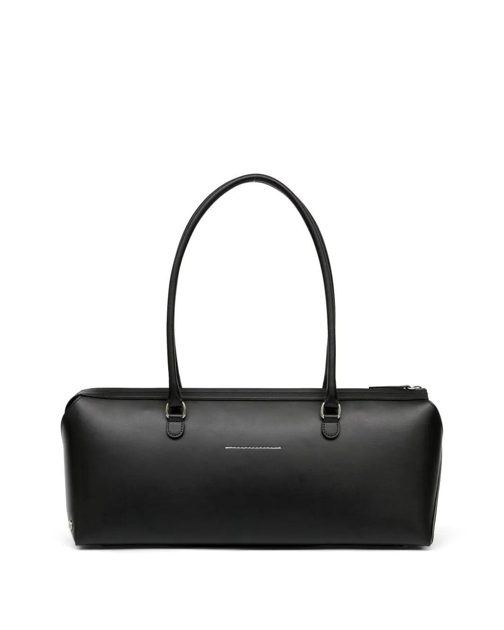 MM6 by Maison Margiela Black Bauletto Shoulder Bag Large