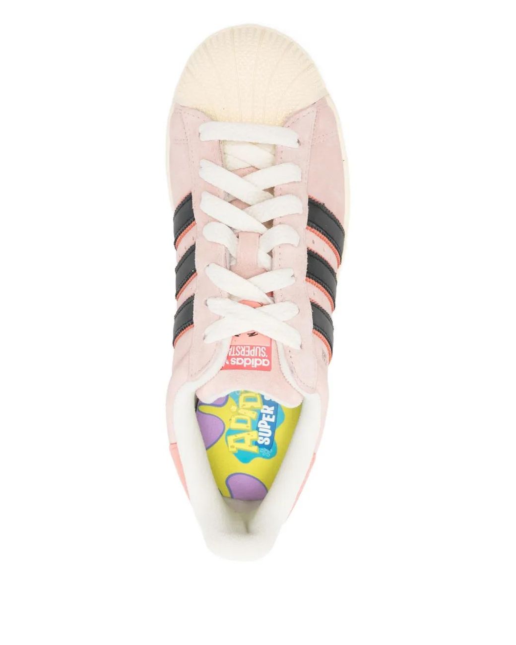 Adidas Pink Superstar Stripes Trainers