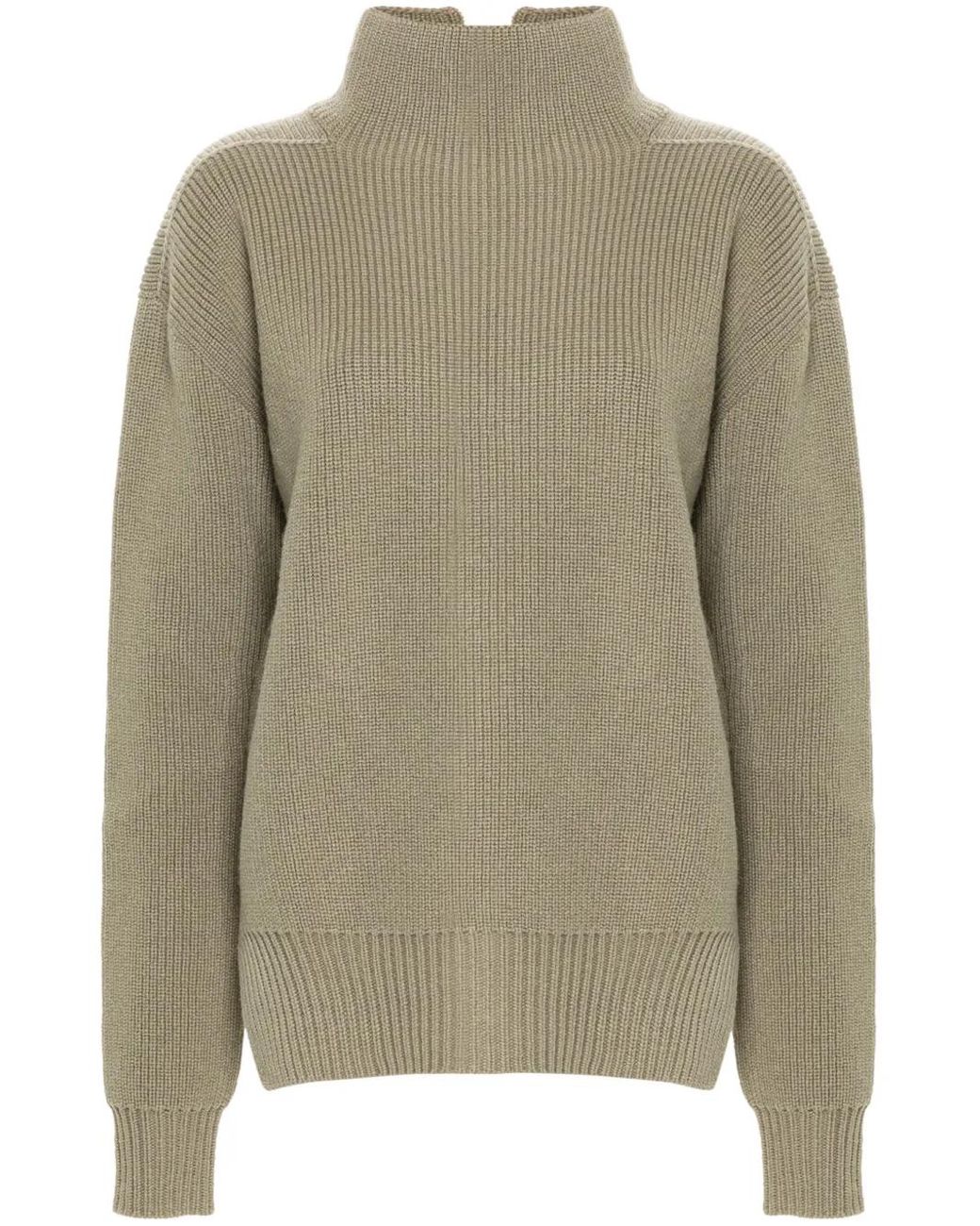 Rick Owens Wool Turtle Neck -trui in het Natural