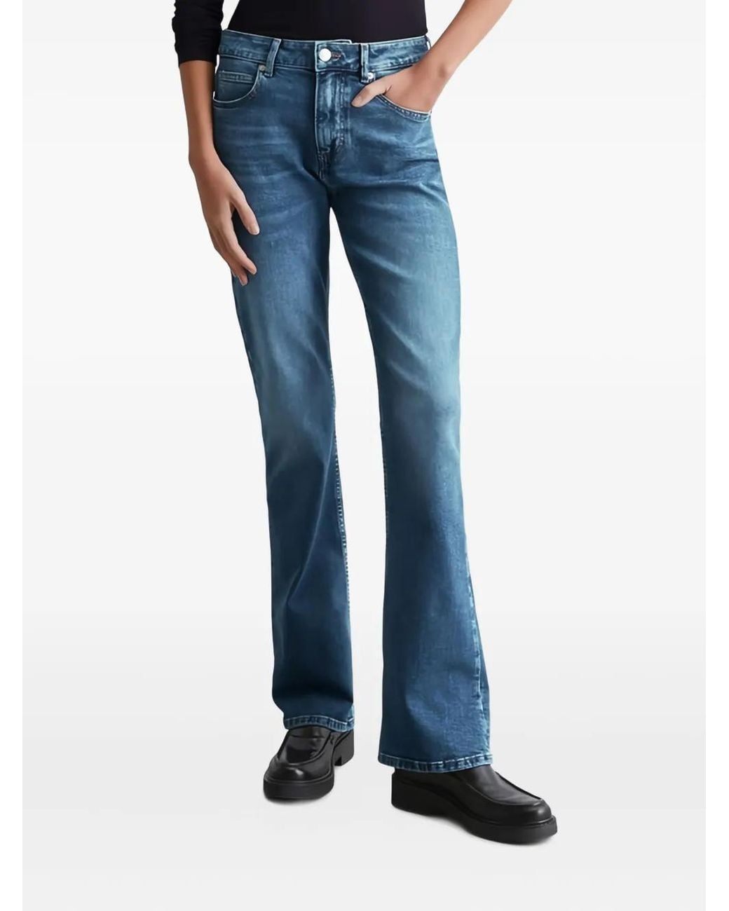 Marc O' Polo Blue Flared Jeans