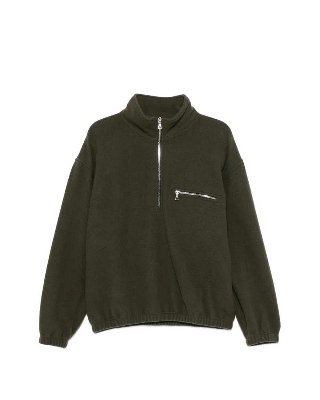 Rier Green Fleece Sweatshirt for men