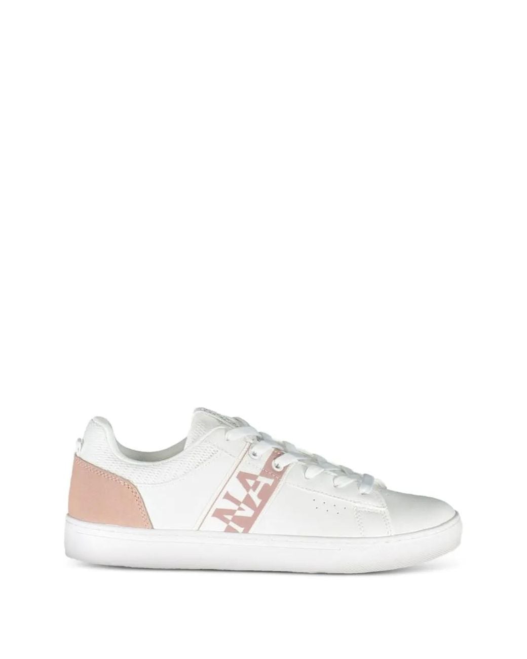 Napapijri White Logo-Print Sneakers