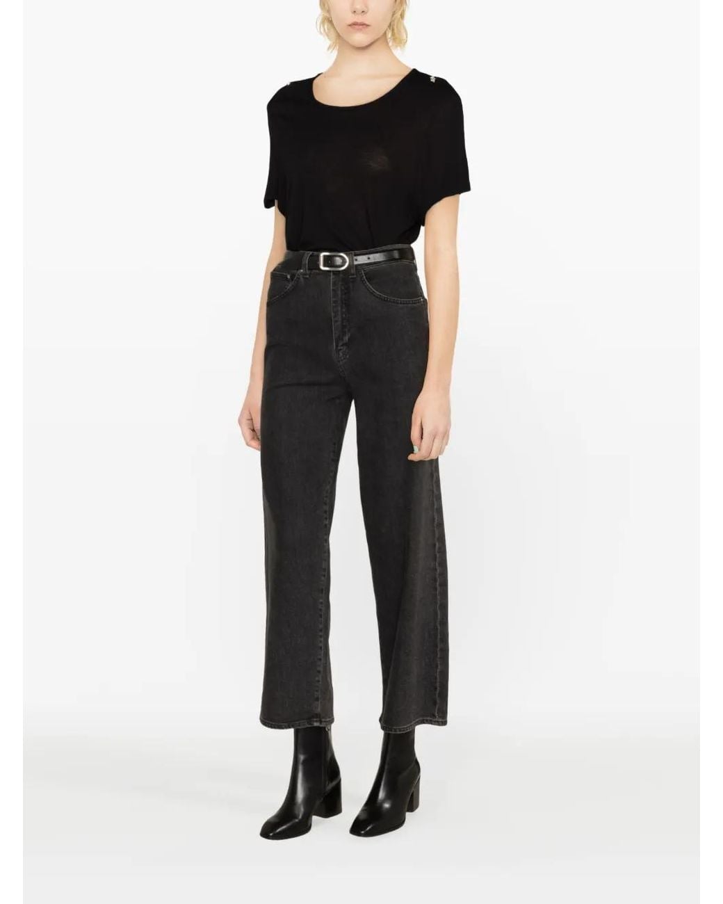 Zadig & Voltaire Black Star-Embellished Top