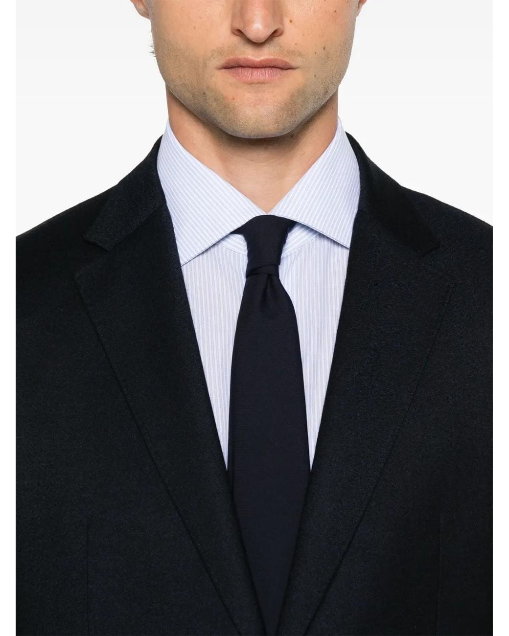 Zegna Black Single-Breasted Suit for men