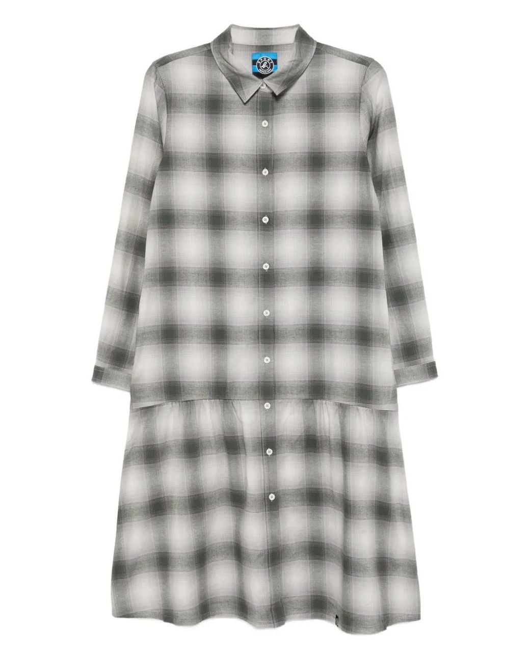 SPORT b. by agnès b. Gray Checkered Plaid Dress