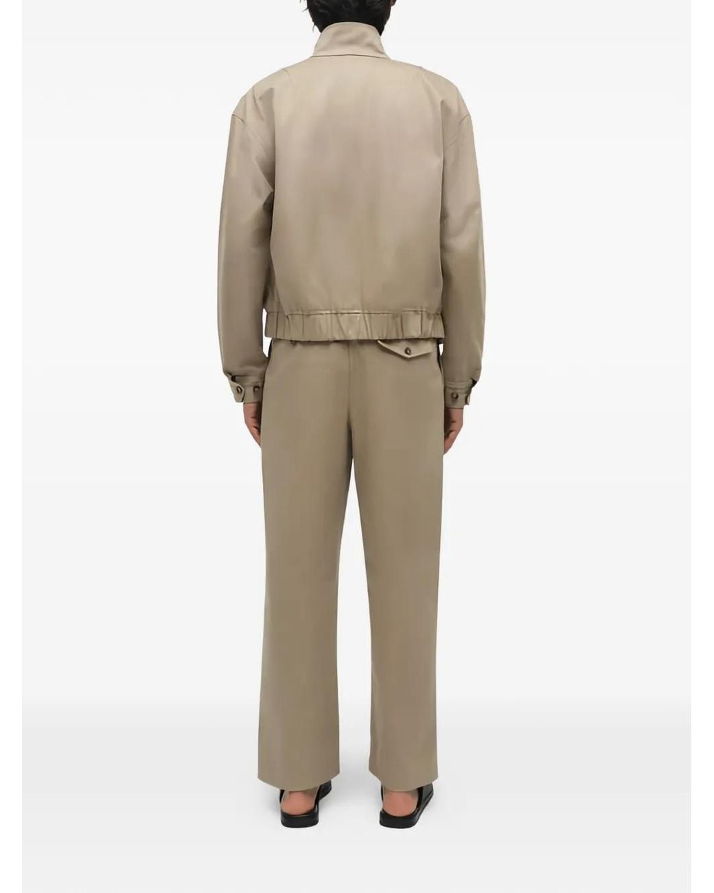 Chaqueta Harrington Jonathan Simkhai de hombre de color Natural