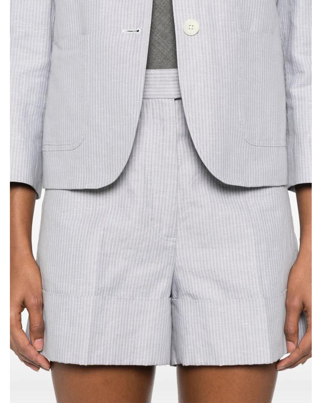 Bermudas A Rayas Diplomáticas Thom Browne de color Blue