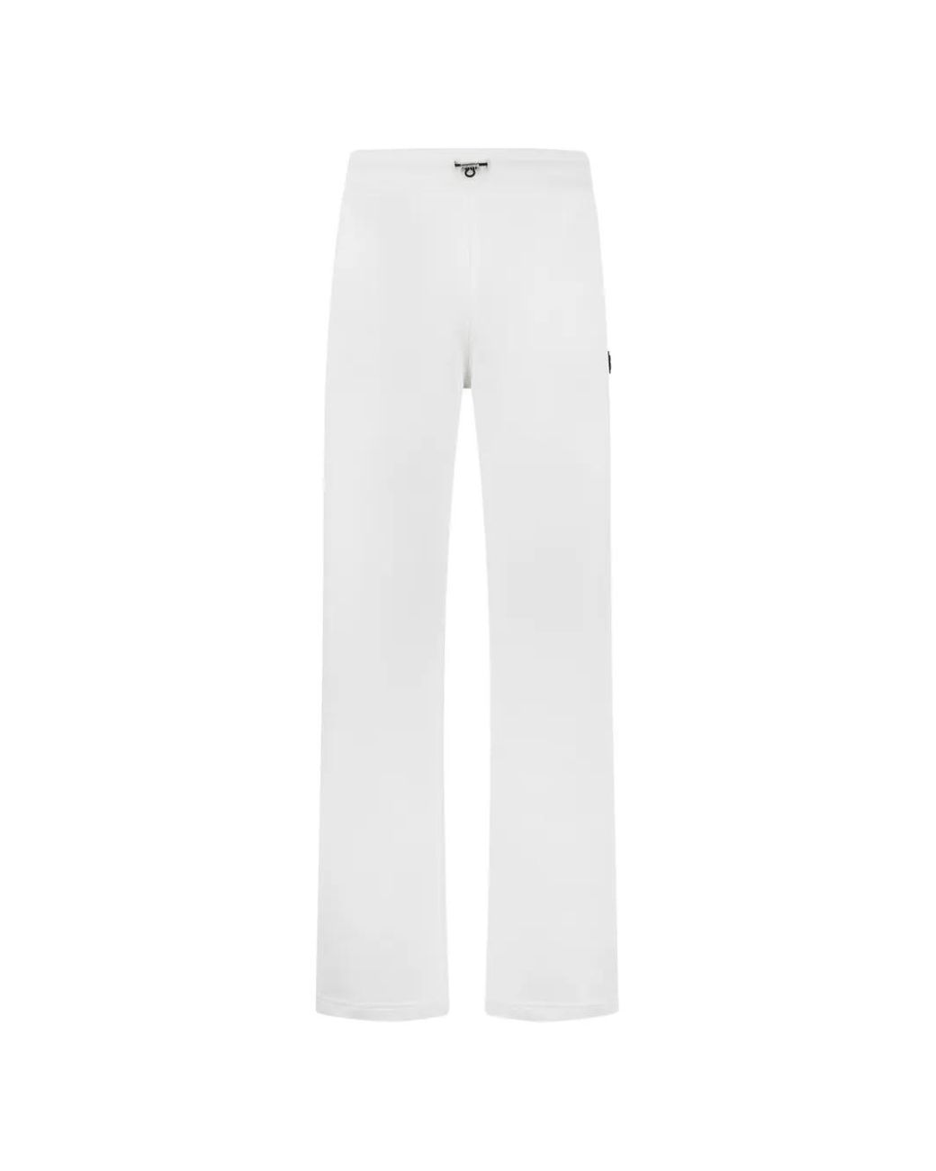 Philipp Plein White Drawstring-Waist Track Pants for men
