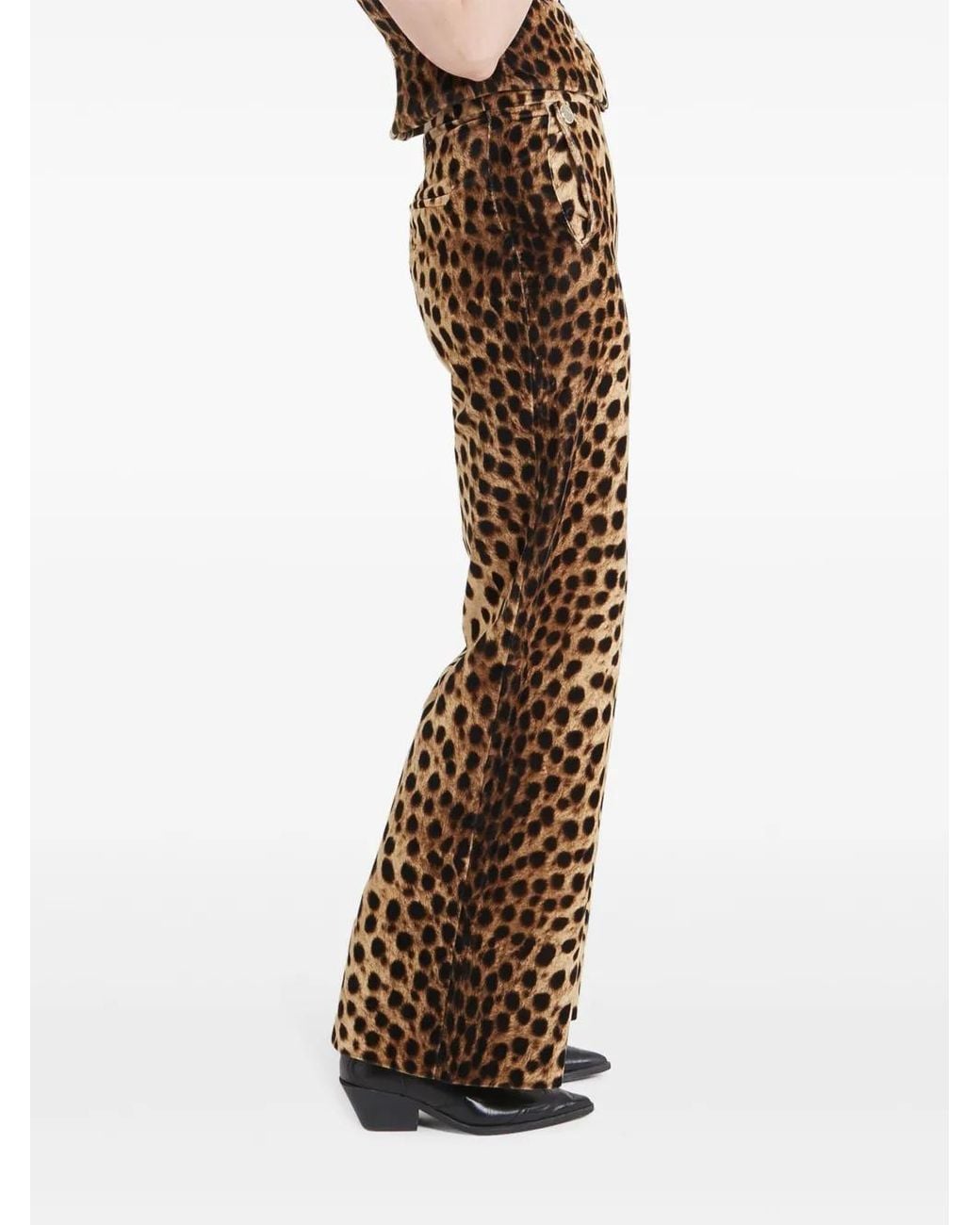 Temperley London Metallic Nemera Flared Trousers