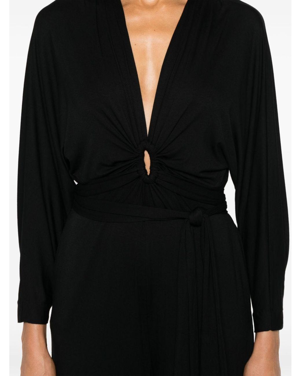 Diane von Furstenberg Aurelia ジャンプスーツ ブラック | Lyst