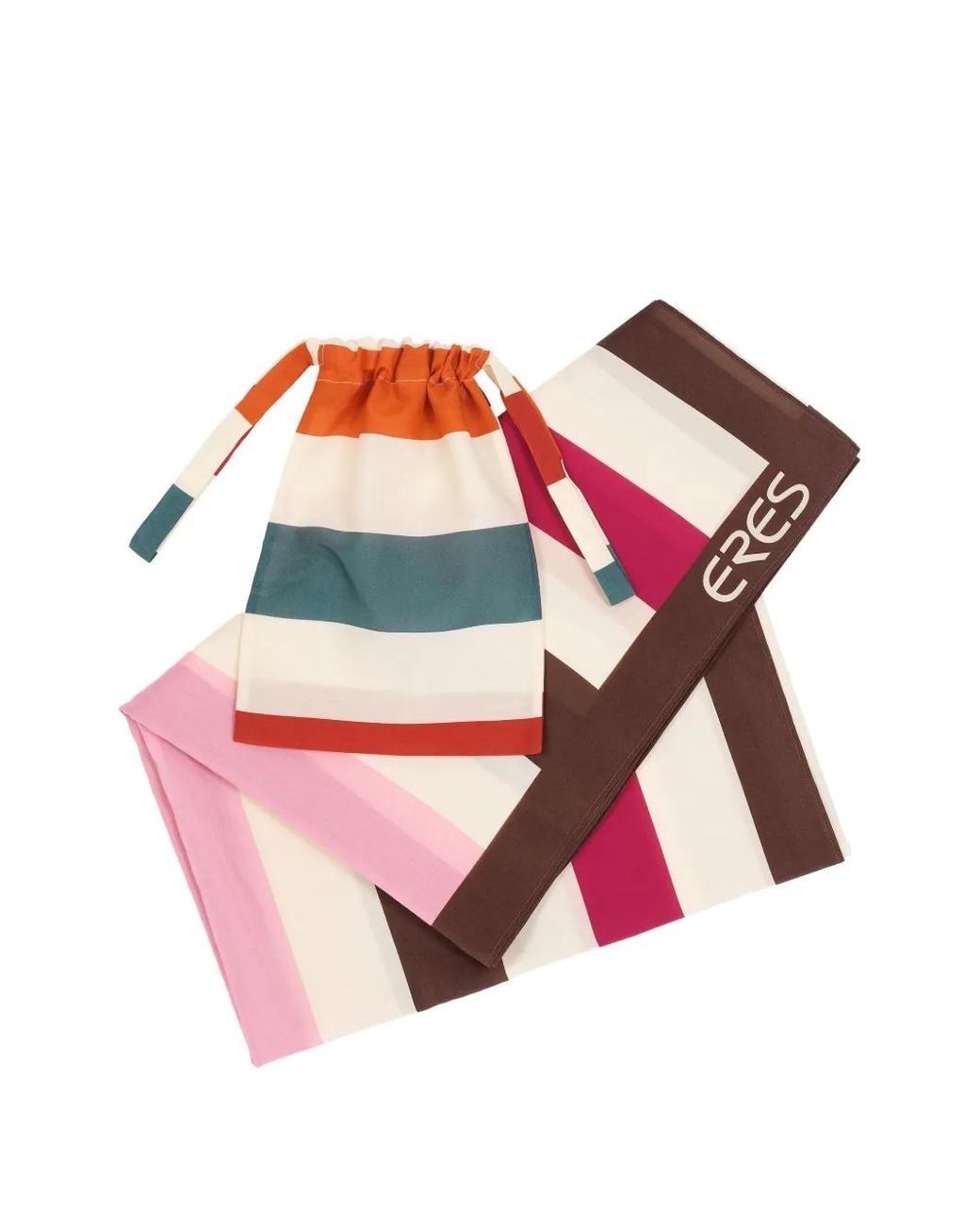 Eres White Modernity Striped Sarong