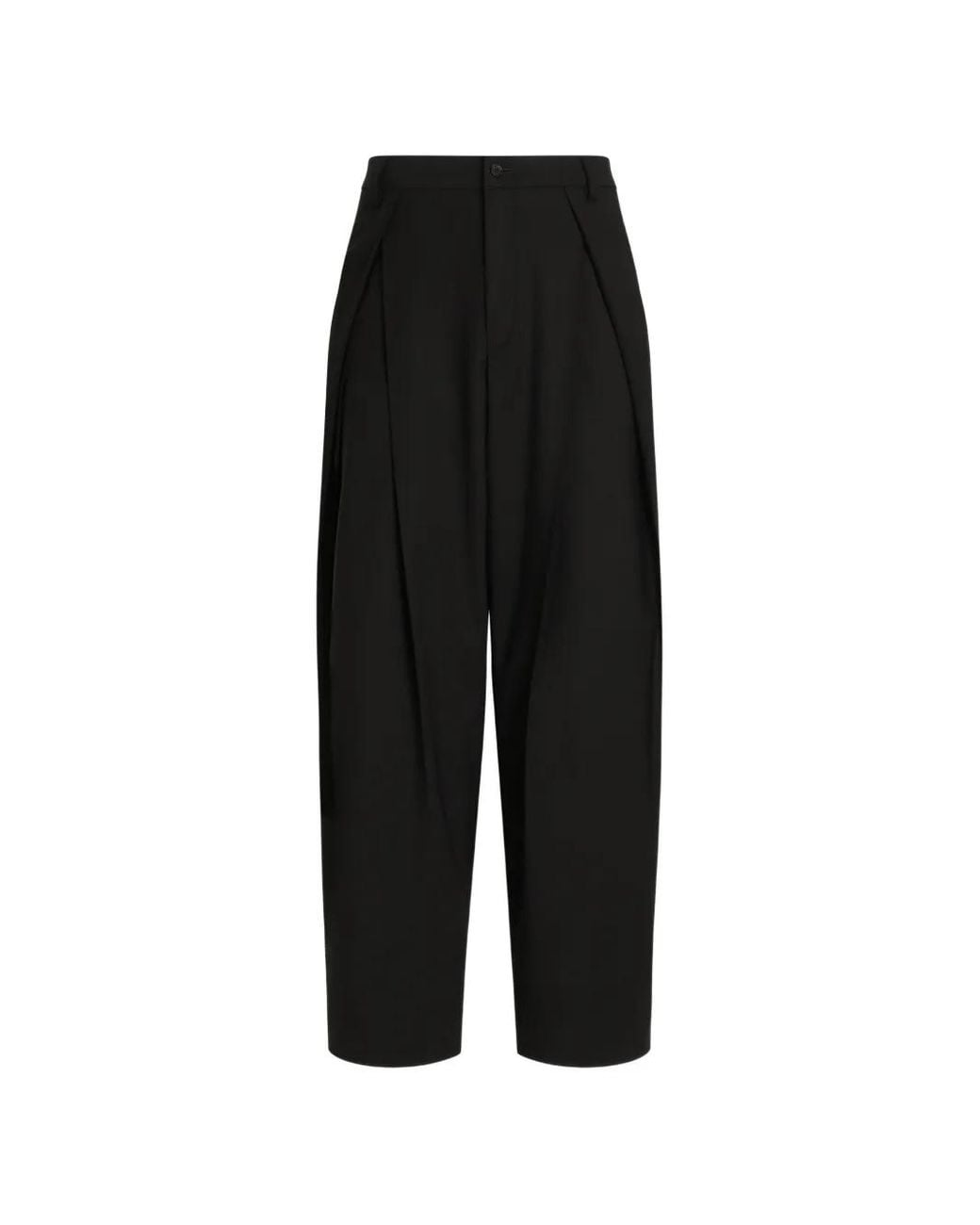 Dolce & Gabbana Black Exclusive Gabardine Trousers for men