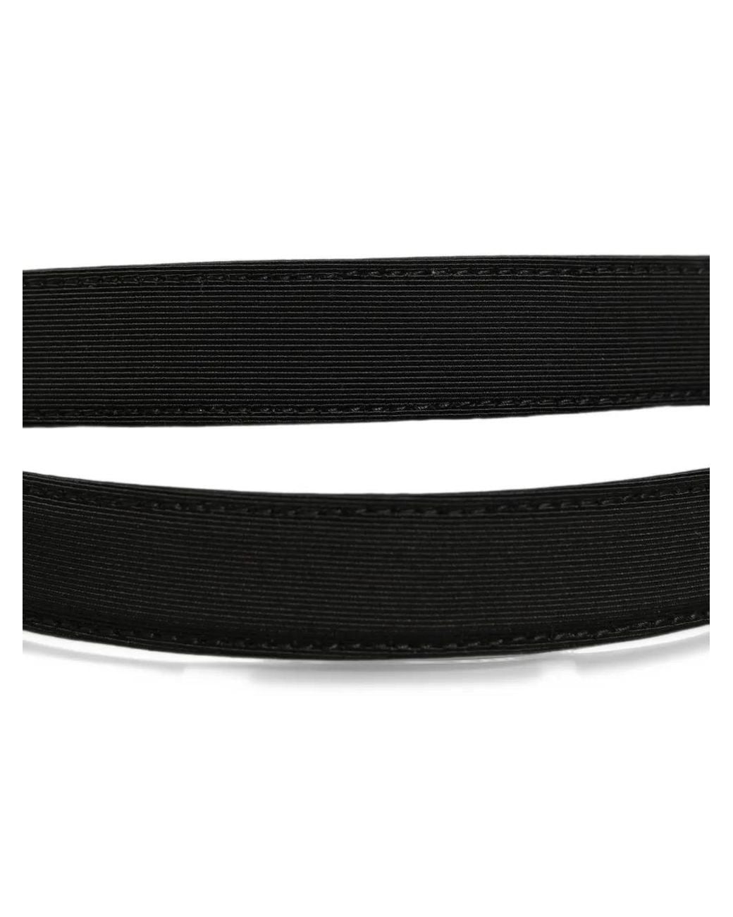 Dolce & Gabbana Black Buckle Belt for men