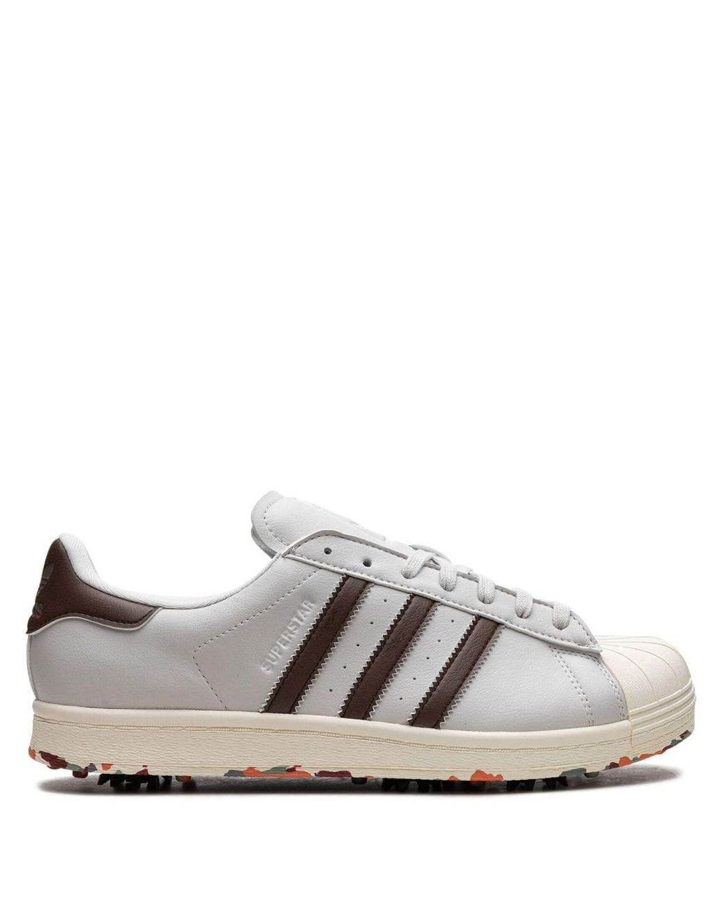 adidas Stan Smith "grey Brown" Golf Shoes in White for Men | Lyst
