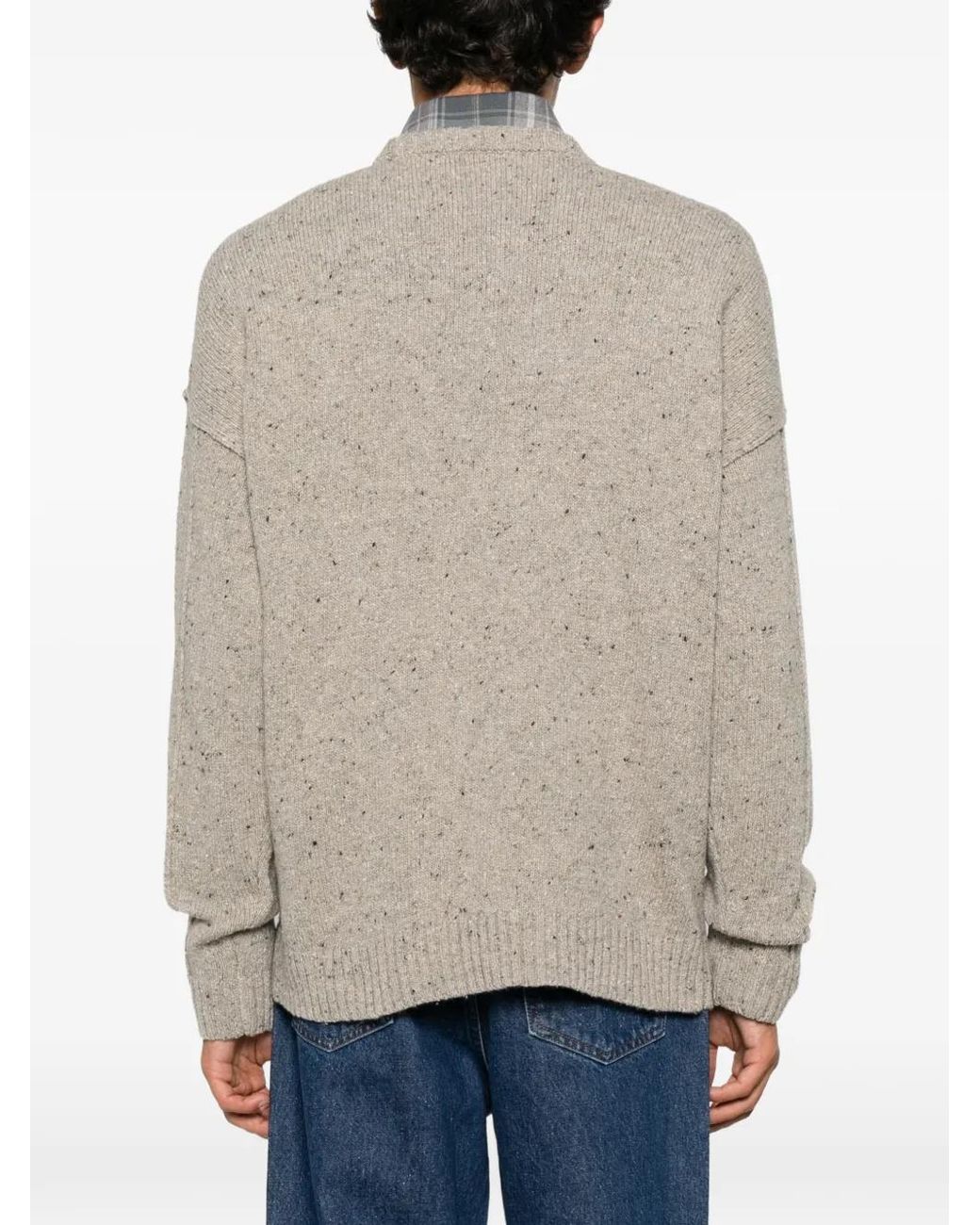 Drykorn Natural Flecked Drop-Shoulder Sweater for men