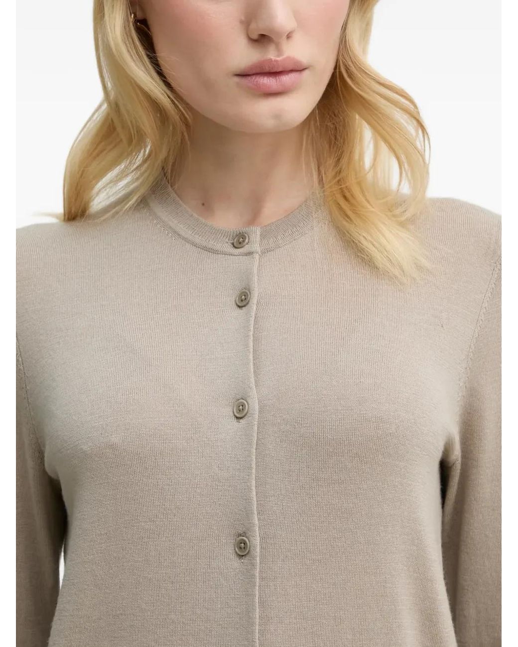 Filippa K Natural Buttoned Cardigan