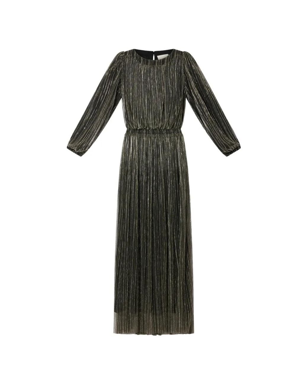 isabel marant green dress Isabel Marant Étoile Olive Green Ruffle Dress 55 47503755 – trenbe main image 1