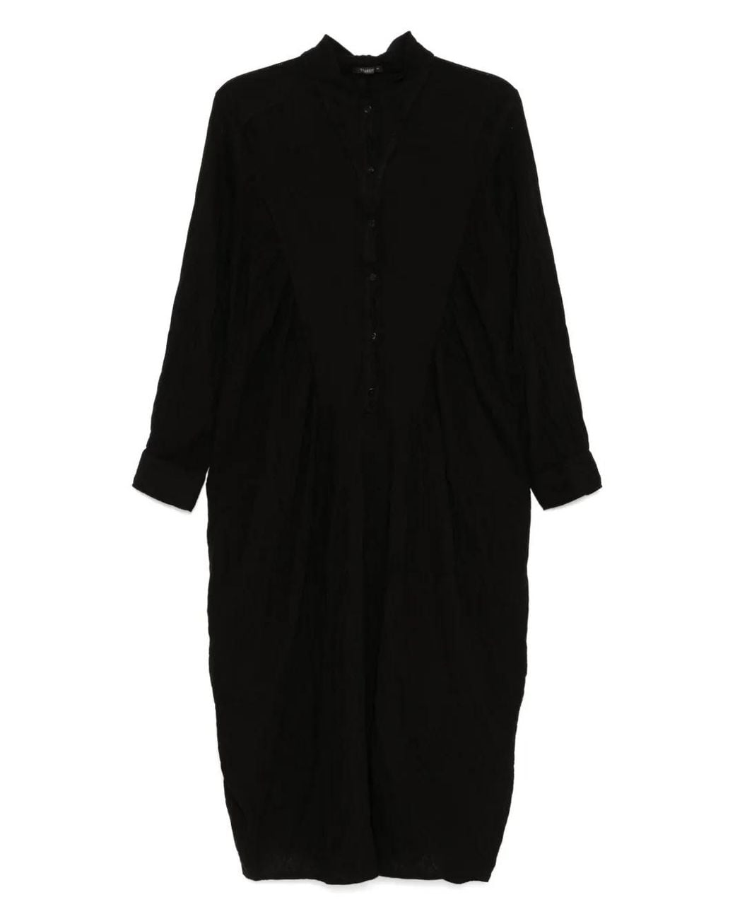Transit Black Long Flared Dress