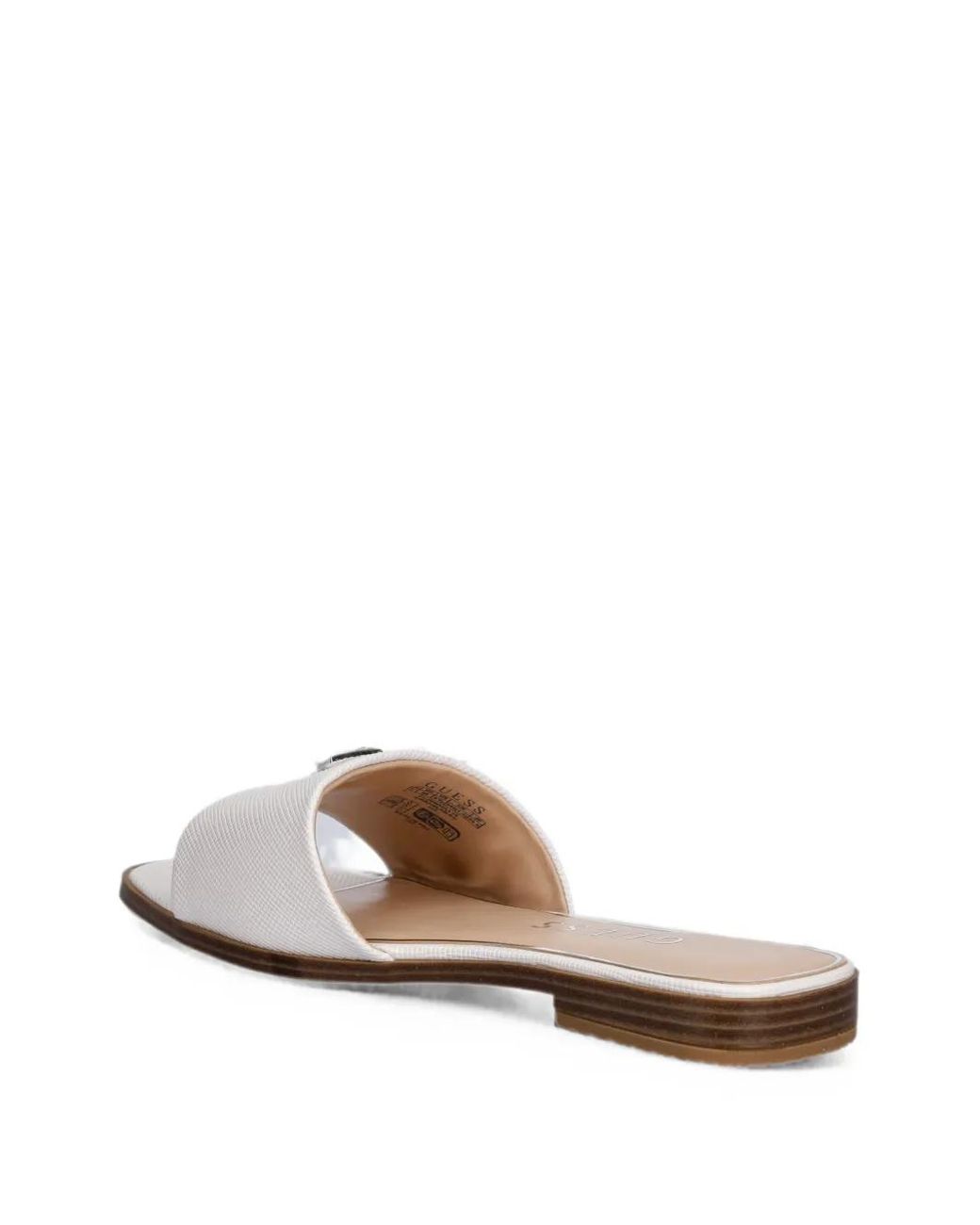 Guess White Ramlan Logo Sandals