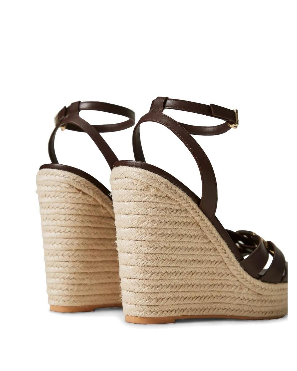 Twinset Natural 130Mm Logo-Buckle Espadrilles