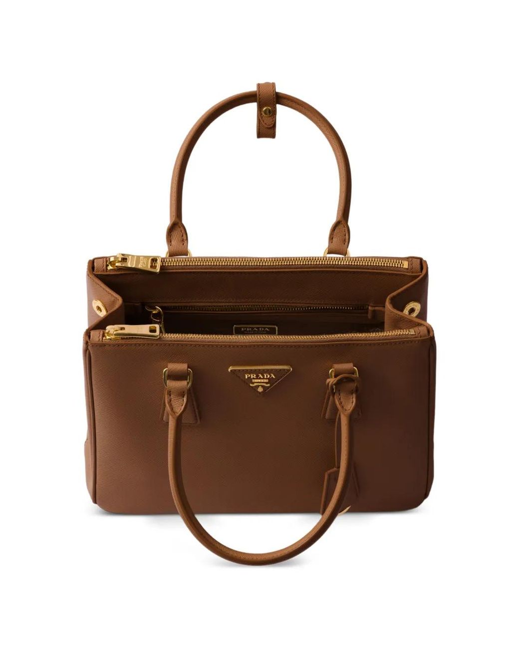 Prada Brown Galleria Medium Saffiano Leather Bag