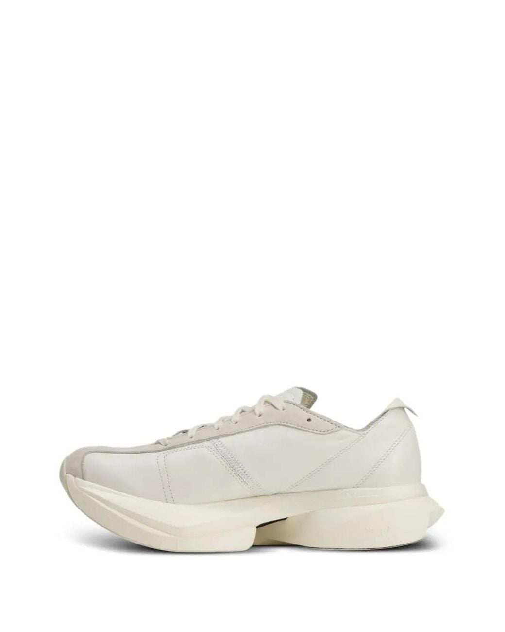 Y-3 White Adios Pro 3.0 Lx Leather Sneakers