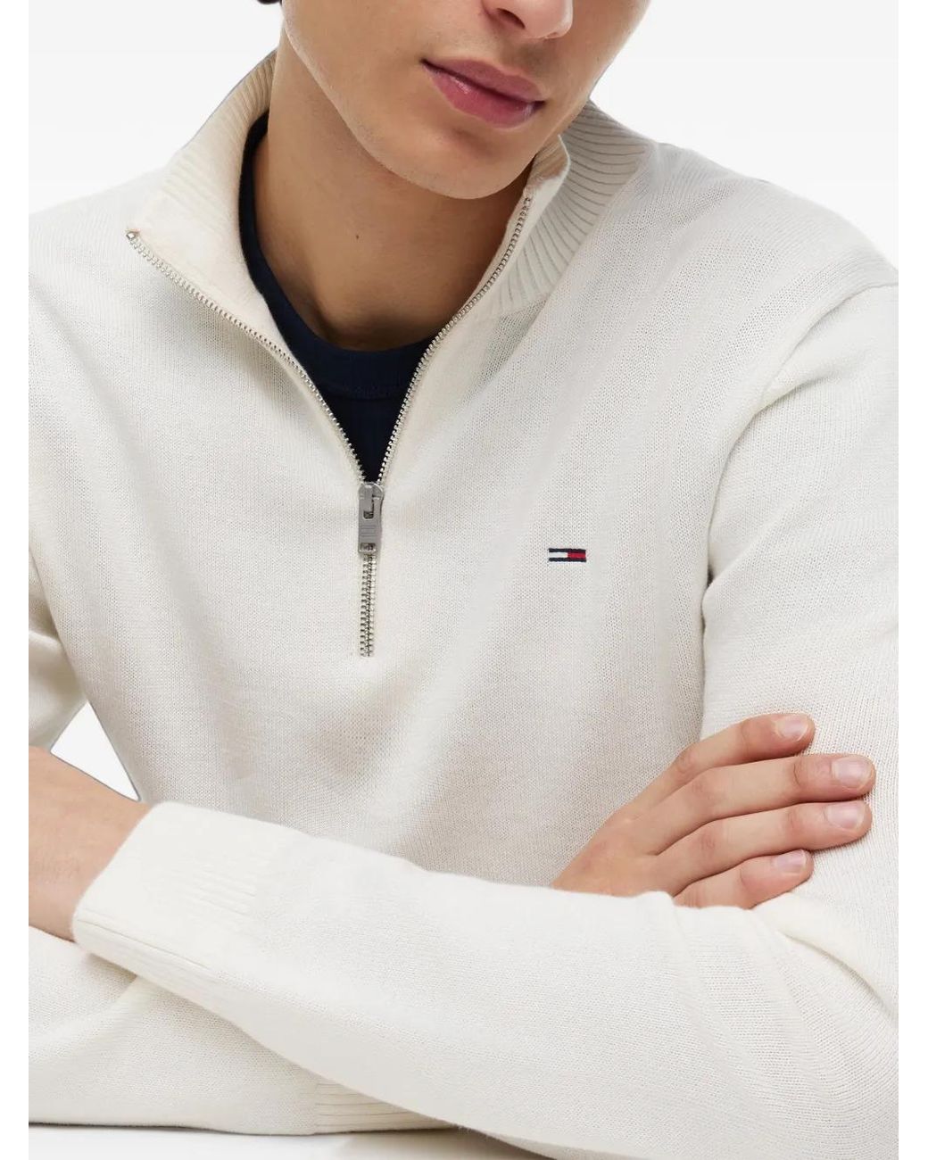 Tommy Hilfiger White Sweaters for men