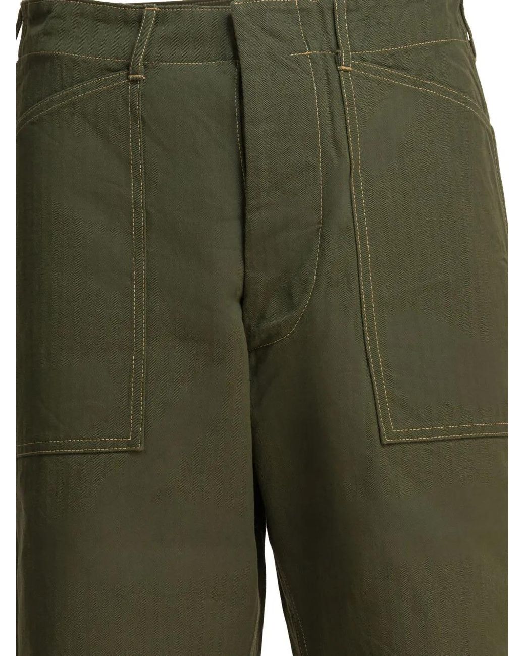Pantaloni Con Tasche di Buzz Rickson's in Green da Uomo