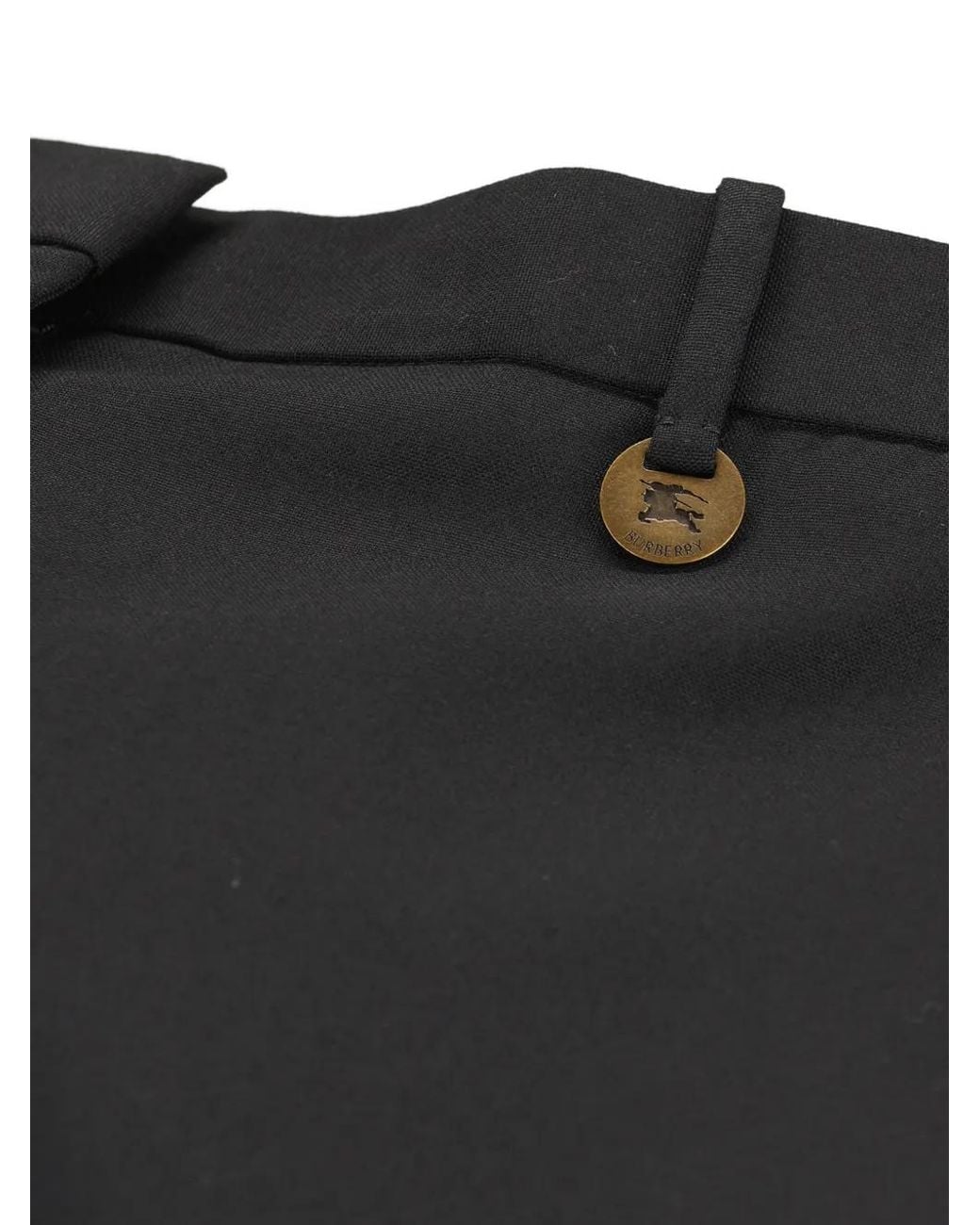 Burberry Black Flared Trousers