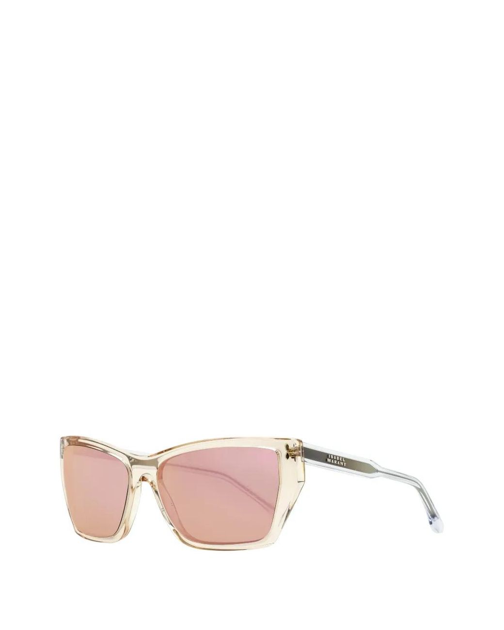 Isabel Marant Pink 197/S Rectangular-Frame Sunglasses