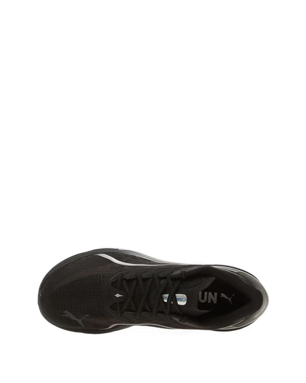 PUMA Black Deviate Nitro 4 Brightstride Running Shoes for men