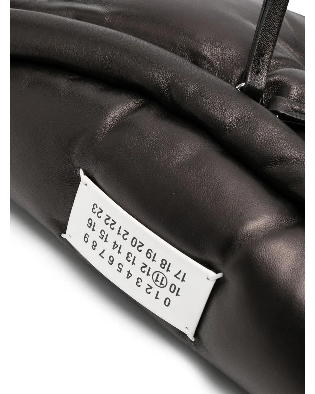 Maison Margiela Black Quilted Leather Belt Bag