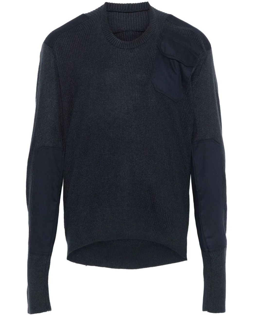 PROTOTYPES Blue Fine-Knit Sweater