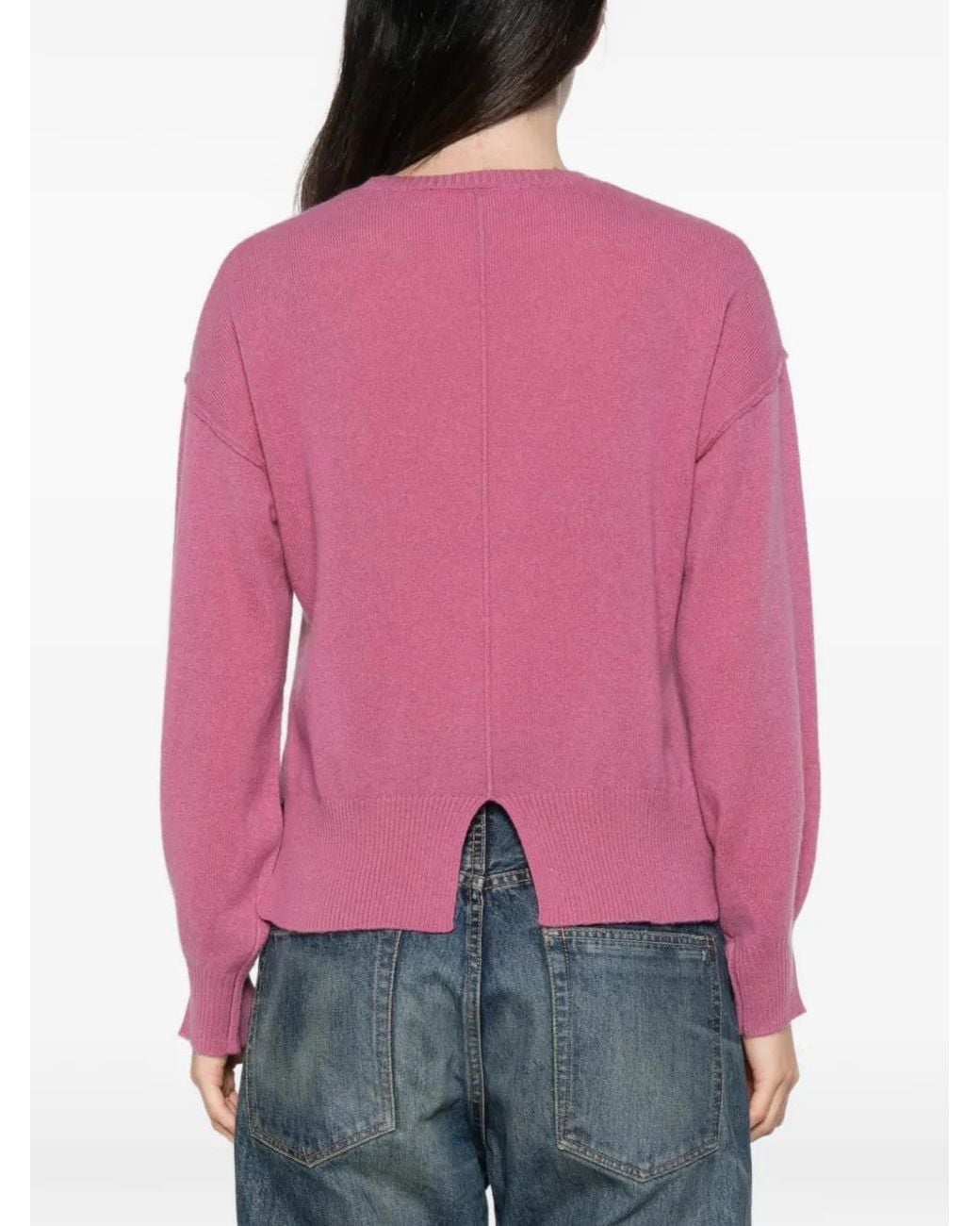 ABSOLUT CASHMERE Pink Caterina Crew-Neck Cashmere Sweater