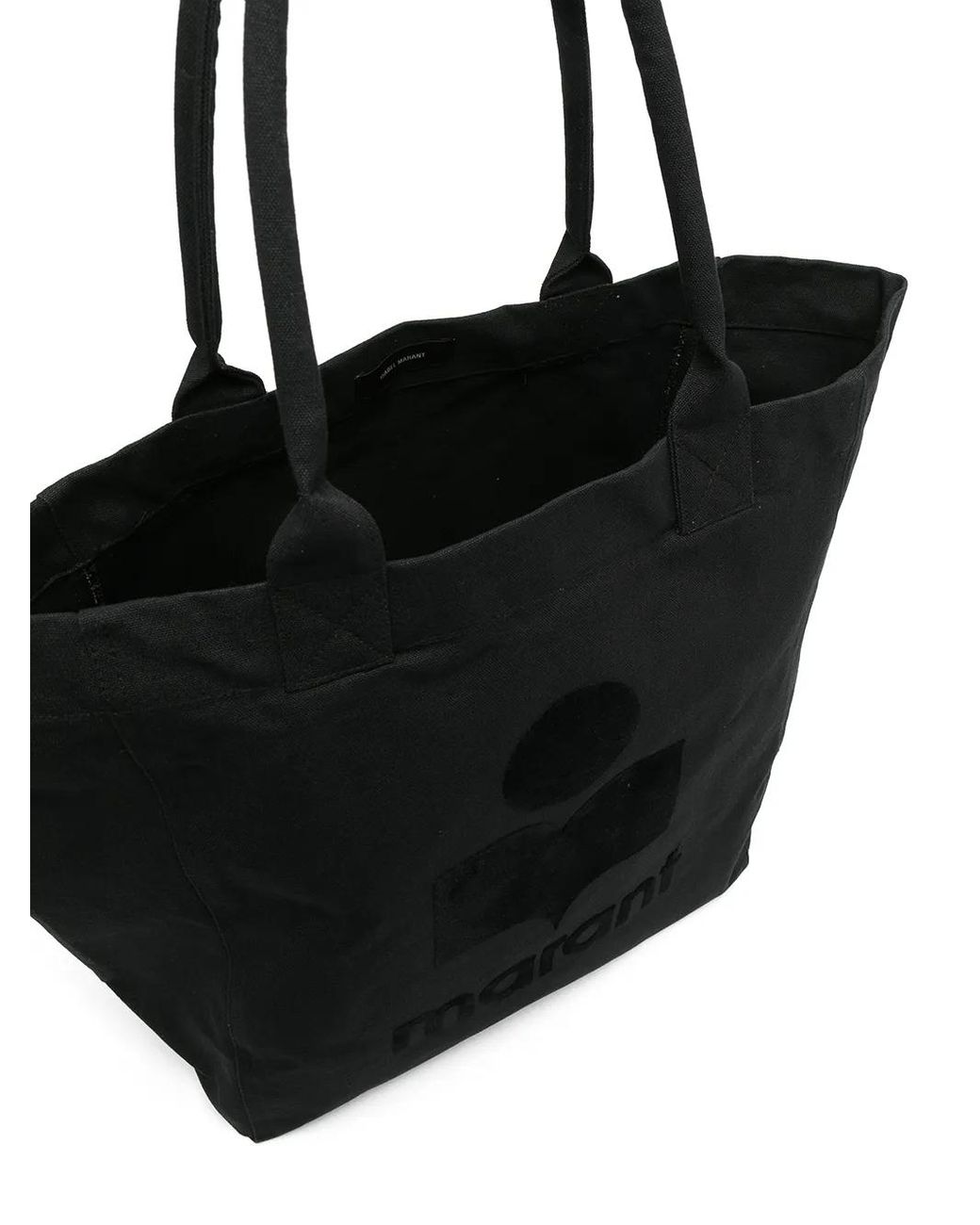 Isabel Marant Black Tote Bag With Print