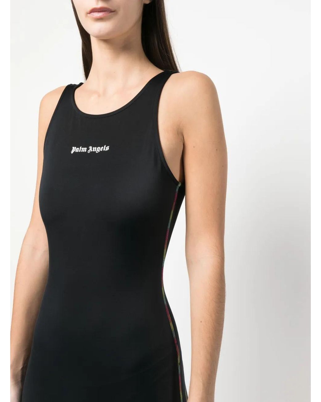 Palm Angels Black Miami Training Jumpsuit