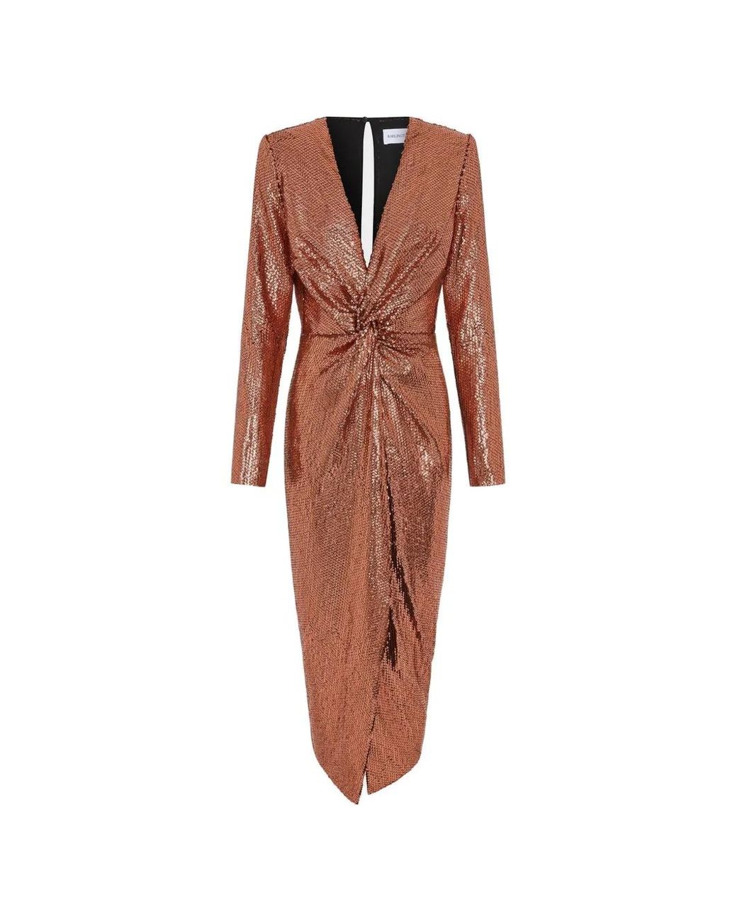 16Arlington Red Vesta Sequin-Embellished Midi Dress