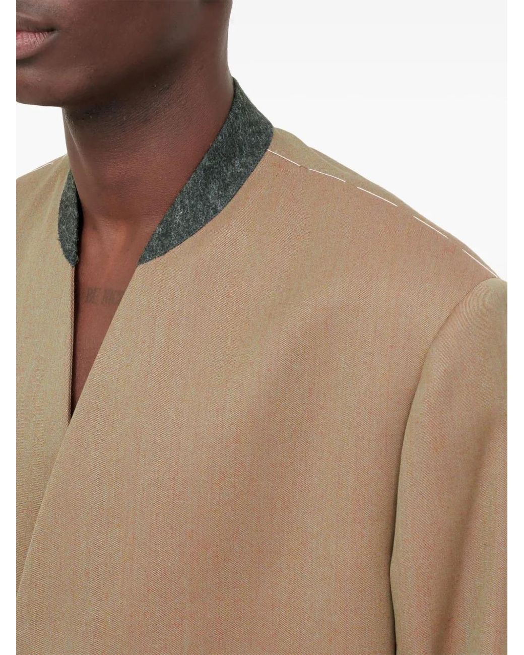 Maison Margiela Brown Wool Jacket