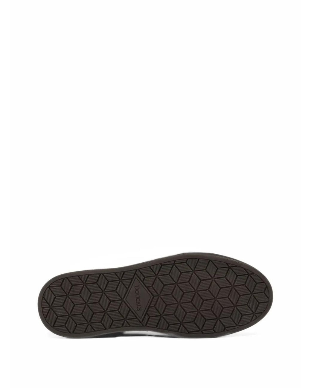 Doucal's Black Suede Sneakers for men
